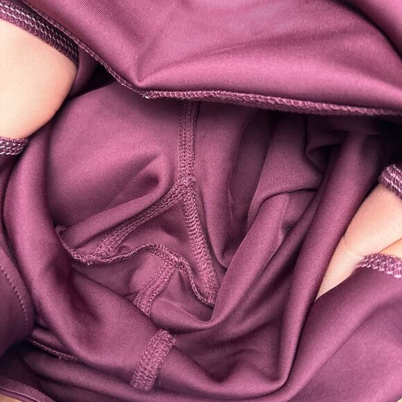 Fabletics Atlantis Scuba 7/8 Jumpsuit Romper Onesie XXL Maroon Pink - Picture 5 of 11